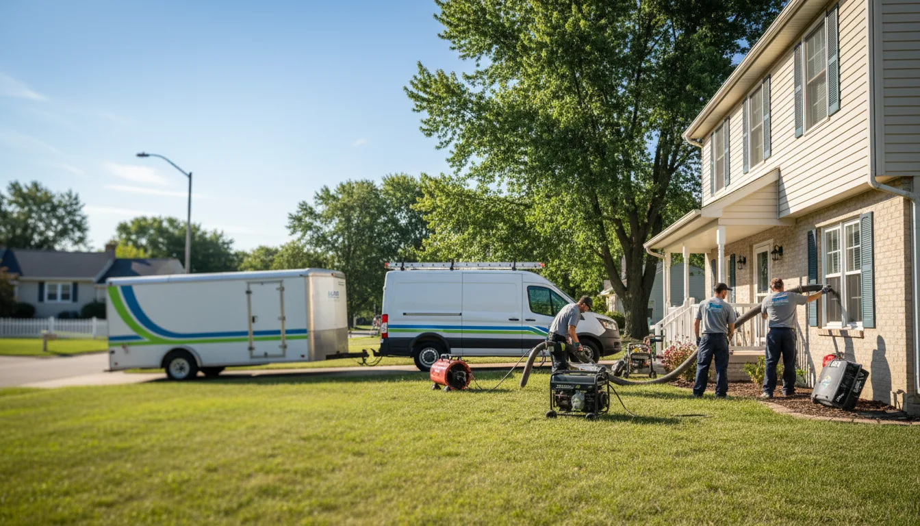 Flooded Basement Cleanup, Repair And Restoration in Mosinee, WI